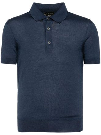 Tom Ford Polo a maniche corte - Blu