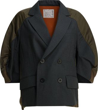 sacai Sacai X Suiting Zweireihiger Blazer