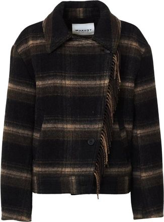 Isabel Marant Galeane wollen jas - Dames - Jassen - Veelkleurig - Maat: M Wol