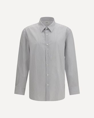 Saint Laurent Camicia a righe con chiusura a bottoni Man 40