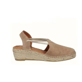 Viguera Schoenen, Dames, Beige, 39 EU, Su&egrave;de, Platte Sandalen