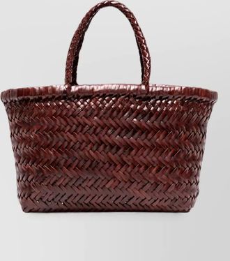 Dragon Diffusion mini flat gora leather beach bag