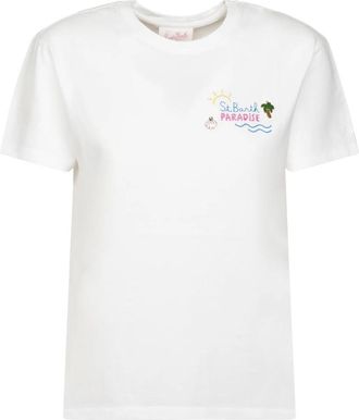 MC2 Saint Barth Emilie Cotton T-shirt - Dames - T-shirts - Wit - M - Katoen - Tops