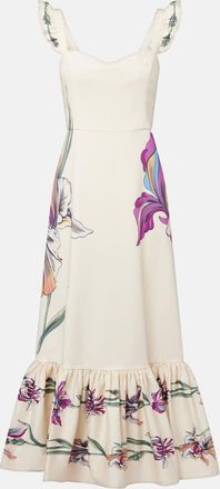 La DoubleJ Abito midi Gingerbread in misto cotone