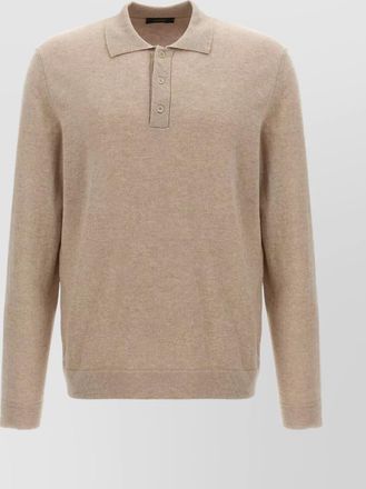 Zanone cashmere wool polo shirt