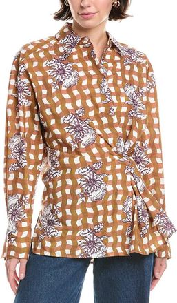 Rebecca Taylor Gingham Daisy Shirt