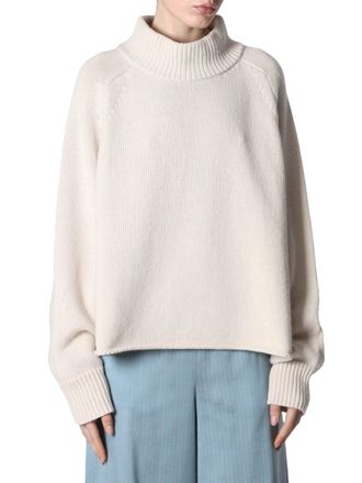 Roberto Collina Merino Wool Turtleneck Loose Boxy Sweater