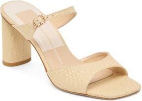 Dolce Vita Nattie Slide Sandal in Light Natural Raffia at Nordstrom Rack, Size 5.5