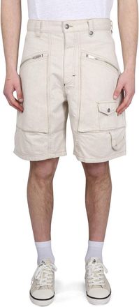 Isabel Marant Peio Bermuda Shorts - Powder