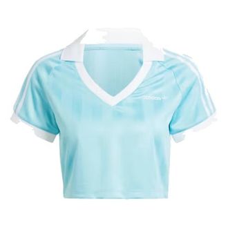 adidas (WMNS) adidas Football Crop Top Light Aqua IR9779