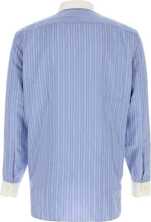 Tom Ford Combolightbluewhite Exterior: Silk Camicie Shirt
