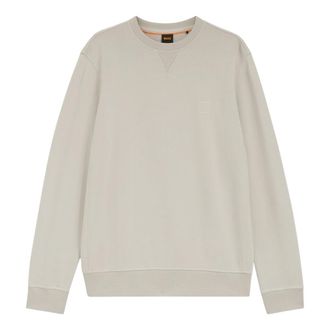 HUGO BOSS Hoodies & sweatvesten, Heren, Beige, S, Oranje Sweater