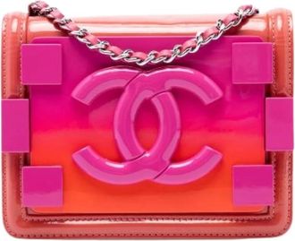 Chanel Pre-owned Vintage Crossbody Bag - Dames - Vintage Schoudertas - Roze - ONE Size - Leer - Vintage
