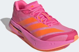 adidas Laufschuh ADIDAS PERFORMANCE ADIZERO BOSTON 13, Herren, Gr. 42,5, lucid pink, lucid orange, iron metallic, Textil, Schuhe Laufschuh