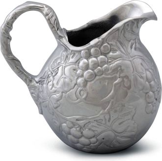 Arthur Court Grape Small Pitcher In Silver