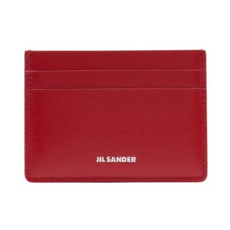 Jil Sander Wallets & Cardholders, female, Red, Size: ONE SIZE Card Holder
