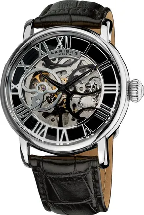 Akribos XXIV Akribos Xxiv Mens Leather Watch
