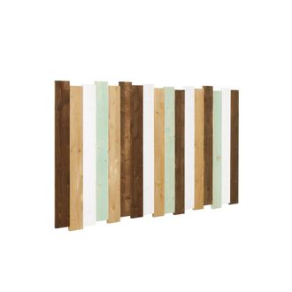 Hannun Cabecero de madera maciza de abeto multicolor 160 cm