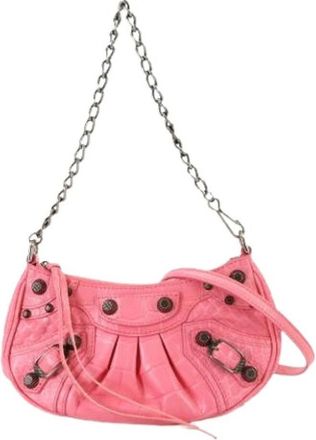 Balenciaga Pre-owned Mini Bags, female, Pink, Size: ONE SIZE Pre-owned Vintage Mini Handbag