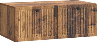 vidaXL Mueble Para Tv De Pared Madera Envejecida 78,5 X 41 X 30 Cm Vidaxl