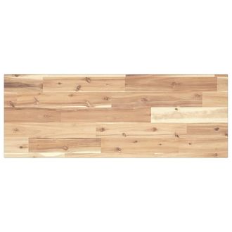 Berkfield Home Table Top 100x30x2 cm Rectangular Solid Wood Acacia in Brown | Size: 100 x 30 x 2 cm