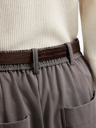 Brunello Cucinelli Womens Buttoned Palazzo Pants Ss26 W