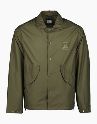 C.P. Company Mens Metropolis Pertex Overshirt/Jacket - Green - Size: 40/Regular