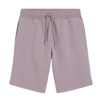 Ami Ami de Coeur Short - Heren - Korte Broeken - Paars - M - Katoen - Korte Broeken