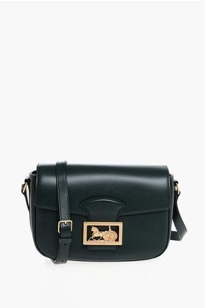 Celine Leather Shoulder Bag AMAZONE with Gold Metal Detail size Unica