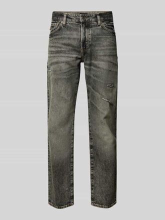 Boss Orange by Hugo Boss BOSS Orange Regular Fit Jeans aus Baumwoll-Mix Modell RE.MAINE in Anthrazit, Gr&ouml;&szlig;e 34/30