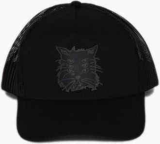 The Celect Cat Head Trucker Cap in Black at Nordstrom