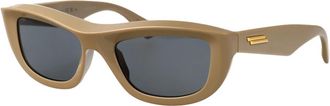 Bottega Veneta Stijlvolle Zonnebril - Dames - Zonnebrillen - Bruin - 51 MM - Accessoires