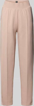 HUGO BOSS Regular Fit Sweathose aus Baumwoll-Mix Modell SHINY B in Beige, Größe XL