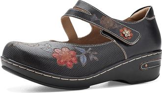 L'Artiste by Spring Step Mamataish Womens Dress Flat Shoes Black : EU 41 (US Womens 9.5-10) M, Leather