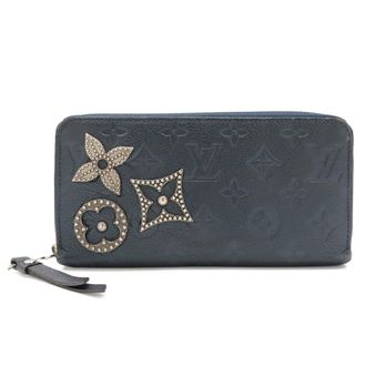Louis Vuitton Black Marine Monogram Empreinte Leather Long Wallet (Bi-Fold) (Pre-Owned)