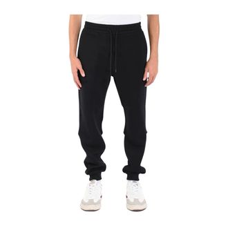Dondup Sweatpants, male, Black, Size: 2XL Cotton Jogger Sweatpants with Logo Print