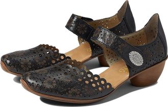 Rieker 43753 Mirjam 53 Womens Shoes Black : EU 36 (US Womens 5.5-6) M, Leather