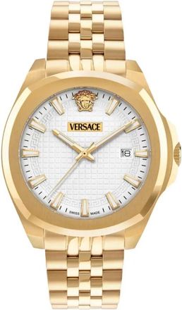 Versace Analoog Horloge - Heren - Horloges - Geel - ONE Size - Accessoires