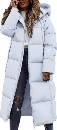 Generic Womens Winter Jacket Feather Filled Jackets Reversible Down Parka Women Thermal Coat Everyday Outdoor Use Puffer Multiple Pockets Puffers For Adventur