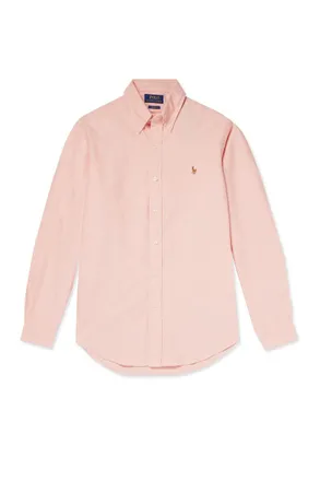 Polo Ralph Lauren Button-Down Logo-Embroidered Cotton Oxford Shirt