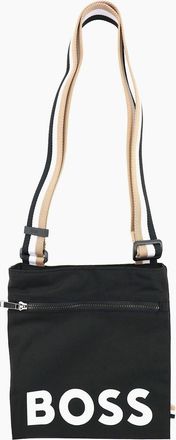 HUGO BOSS Mens Hugo Boss Catch Printed Logo Envelope Bag Black/white - Black/Multi - Size: OS