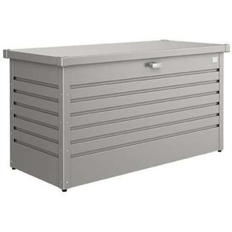 BIOHORT Baule da esterno 130 grigio quarzo metallizzato
