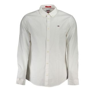 Tommy Hilfiger Bianco Cotton Mens Mens Shirt