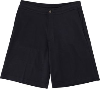 Herno Structured Straight Cut Cotton Shorts