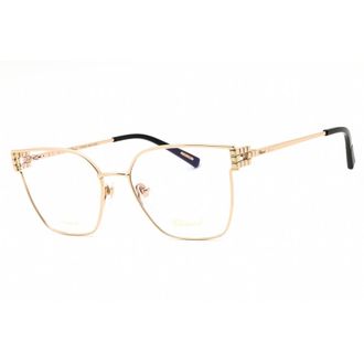 Chopard Ladies Rose Gold Tone Rectangular Eyeglass Frames VCHL58M