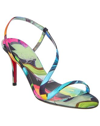 Christian Louboutin Rosa Z 80 Satin Sandal