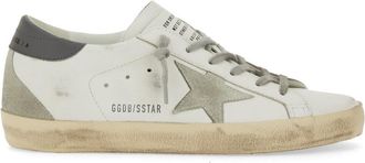 Golden Goose Super Star Vintage-Inspired Cow Leather Sneakers