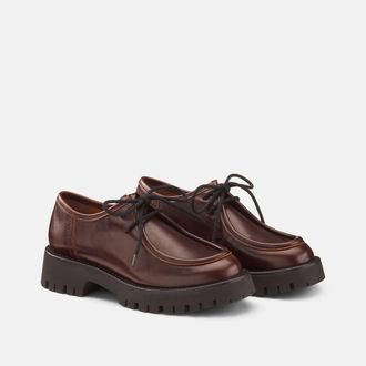 La Redoute Collections Glad leren derbys met profiel