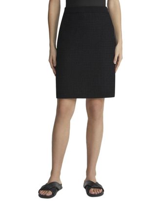 Lafayette 148 New York Open Stitch Mini Skirt