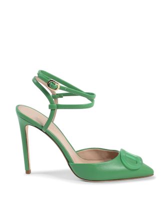 Dee Ocleppo Bicolor Leather High Heel Womens Pumps